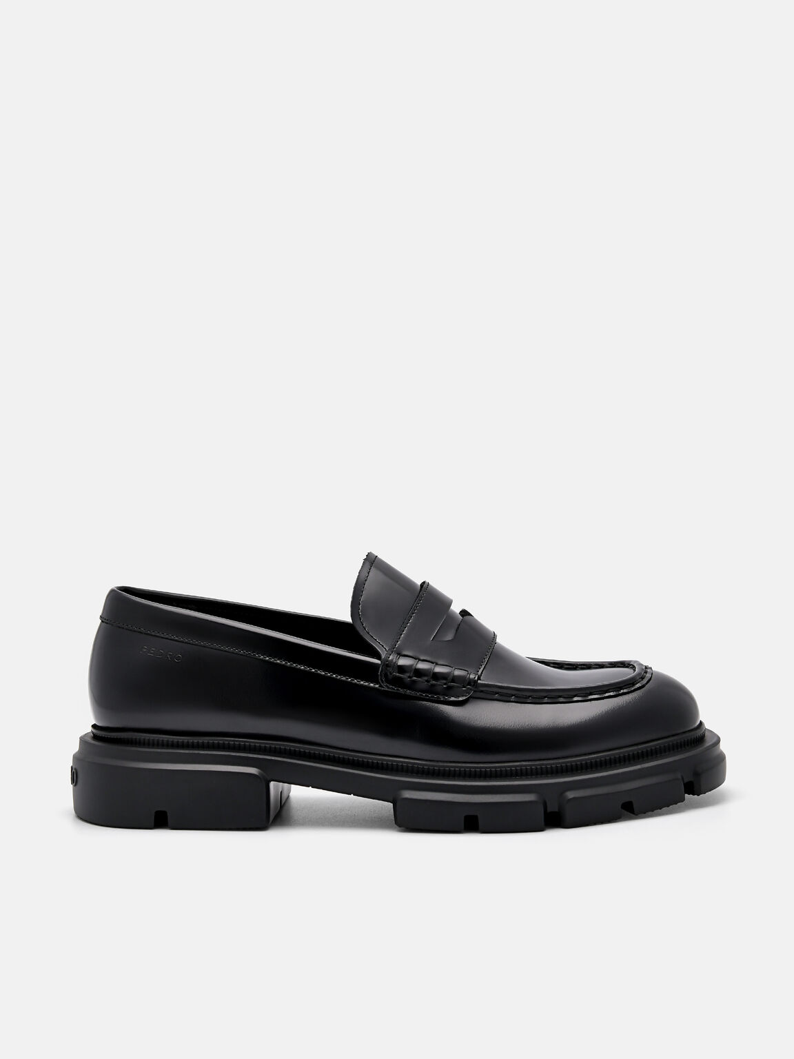 Black Ellis Leather Loafers - PEDRO SG