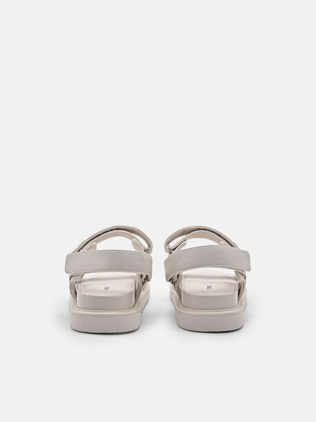 Slingback Sandals, Chalk