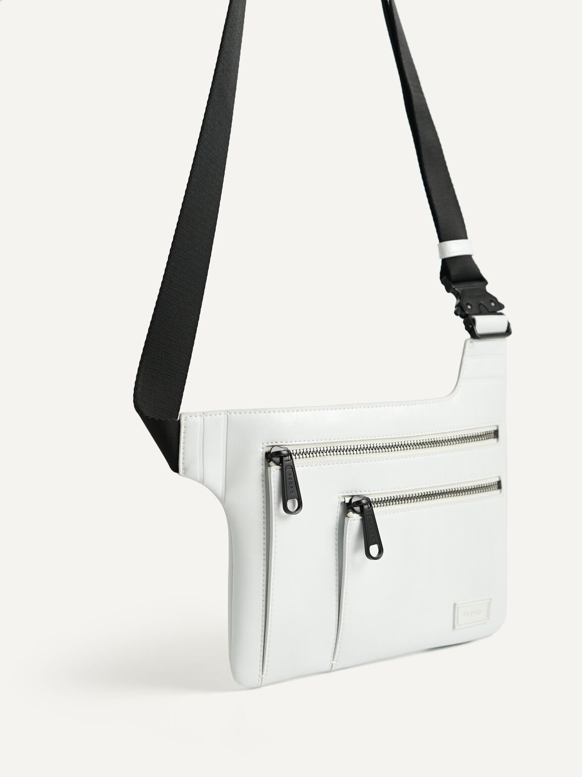 Casual Sling Pouch, White