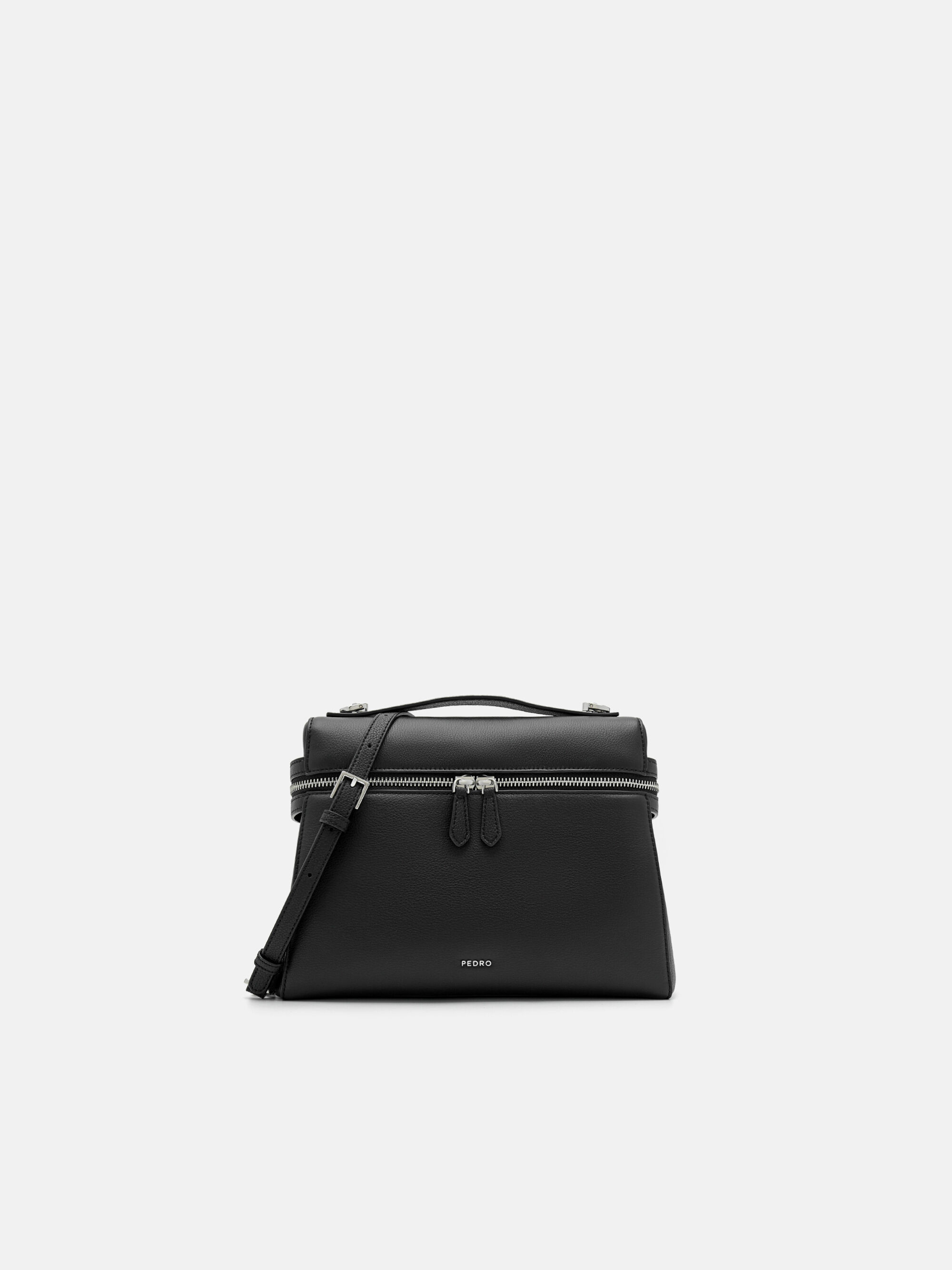 Black Alyssa Leather Backpack - PEDRO US