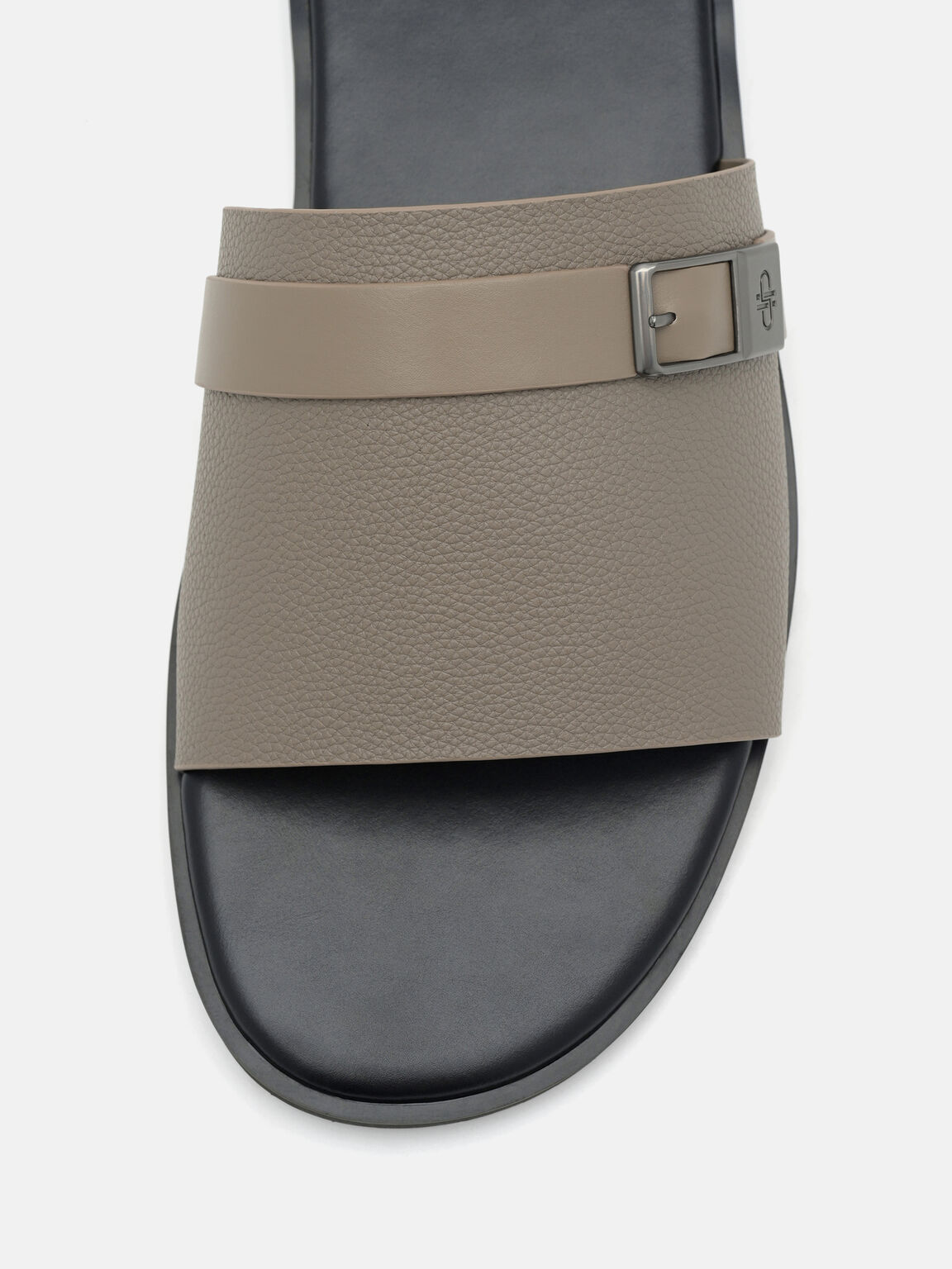 Slide Sandals, Taupe