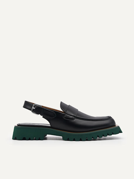 Grapnel Chunky Loafer Mule, Black
