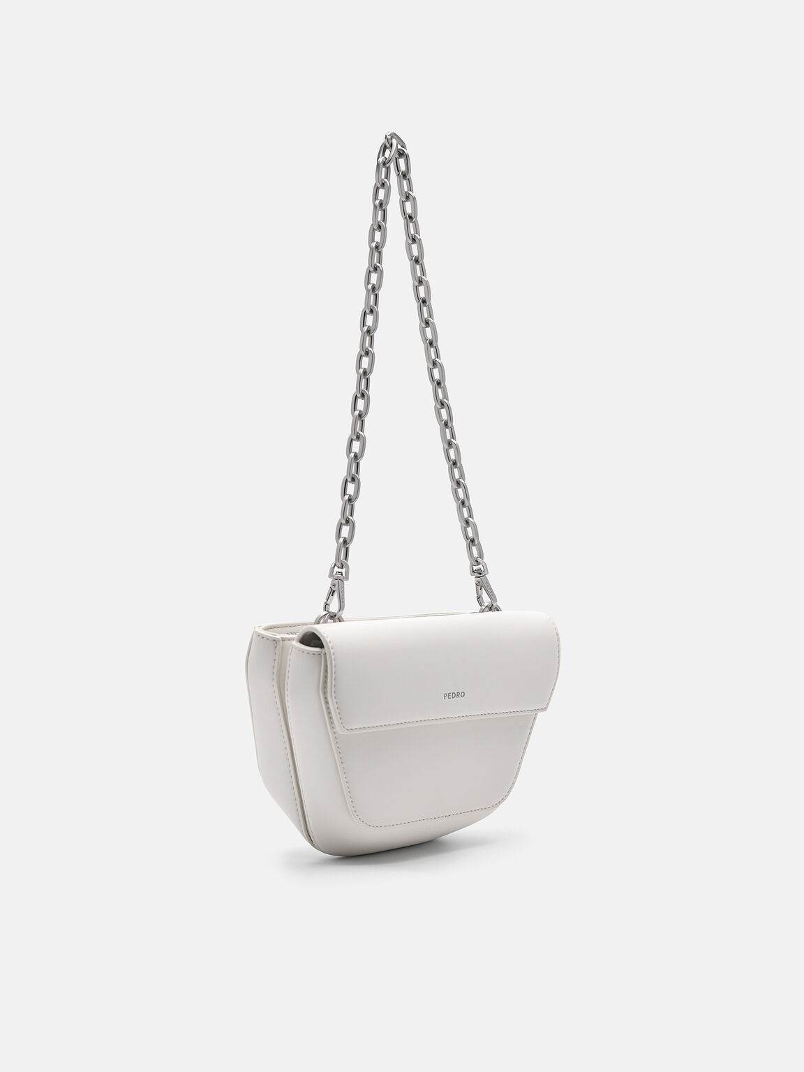 Olivia Shoulder Bag, White