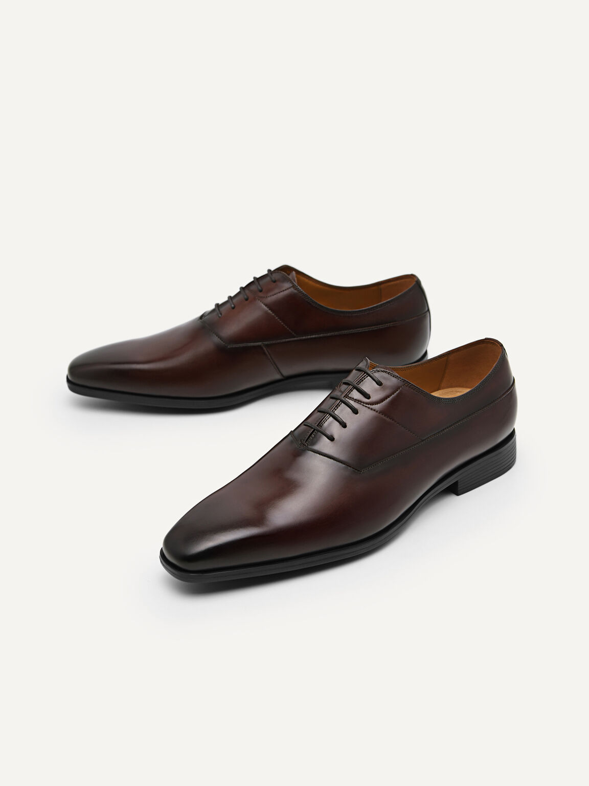 Altitude Lightweight Leather Oxfords, Brown