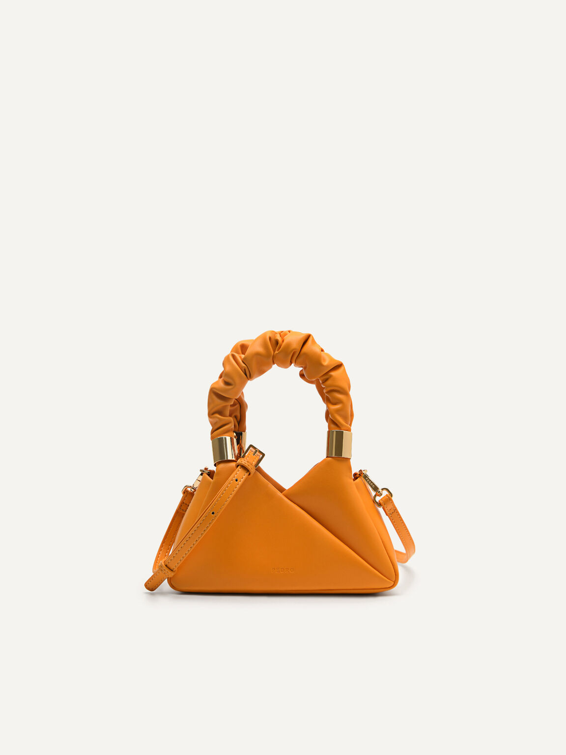 Mini Mastaba Shoulder Bag, Orange