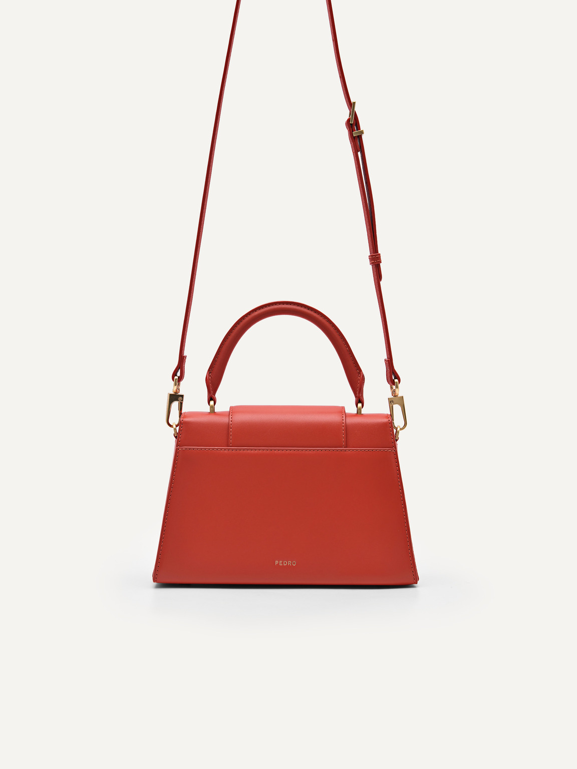PEDRO Studio Kate Leather Handbag, Red