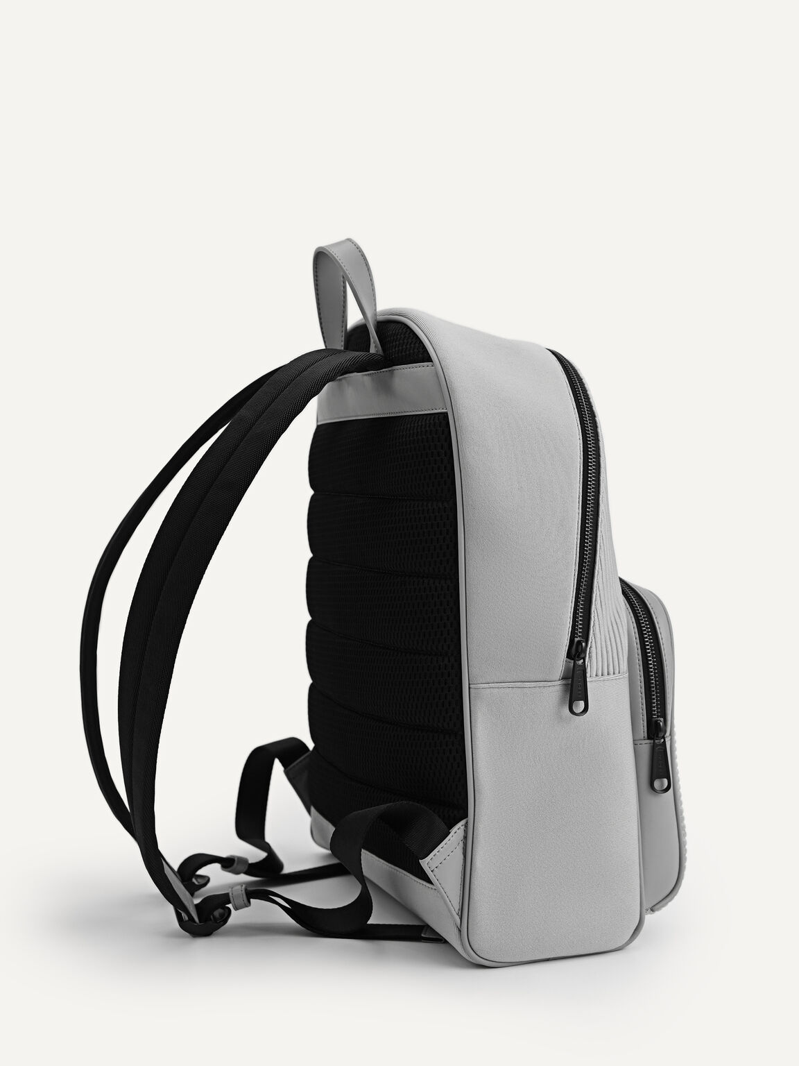 rePEDRO Pleated Backpack, Grey, hi-res