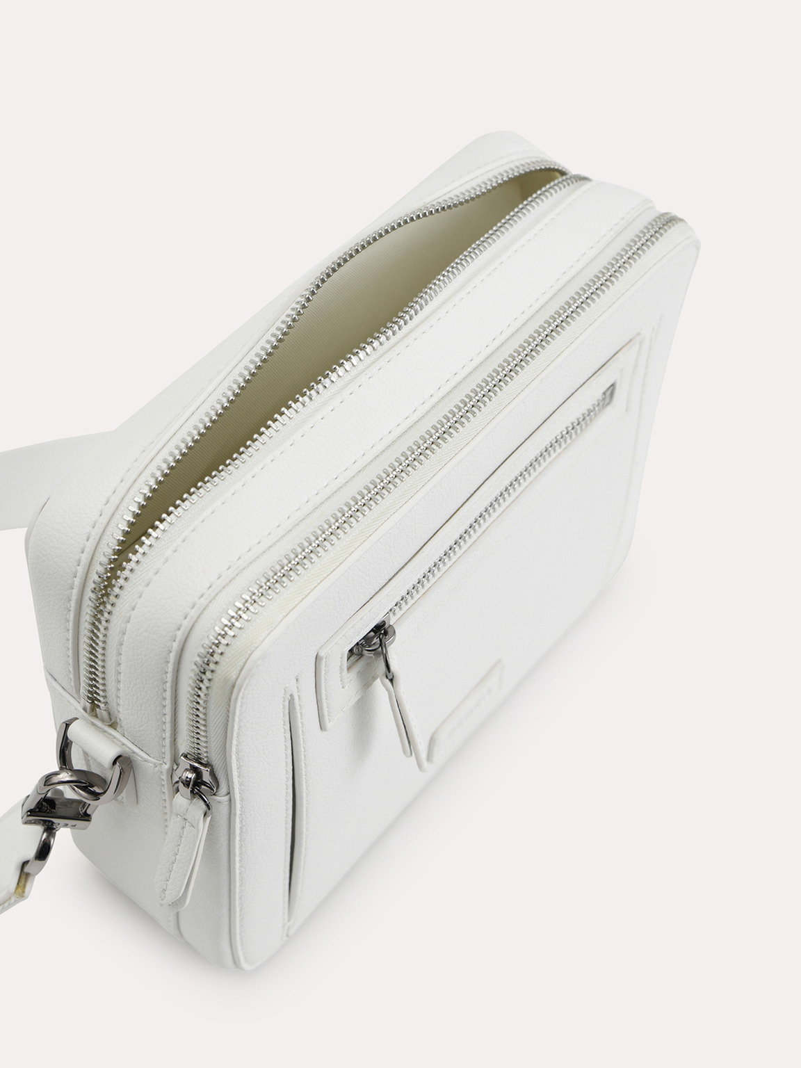 Casual Sling Bag, White