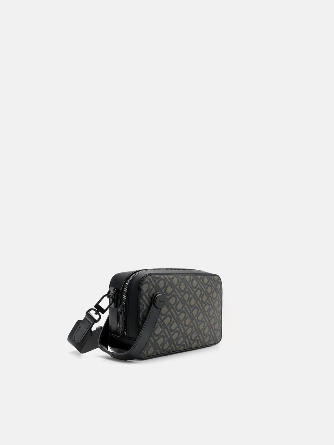 Leather Sling Bag, Black2