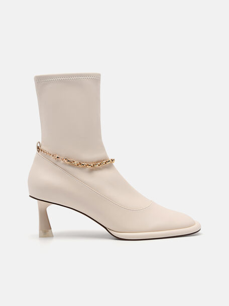 Sistrah Ankle Boots, Beige