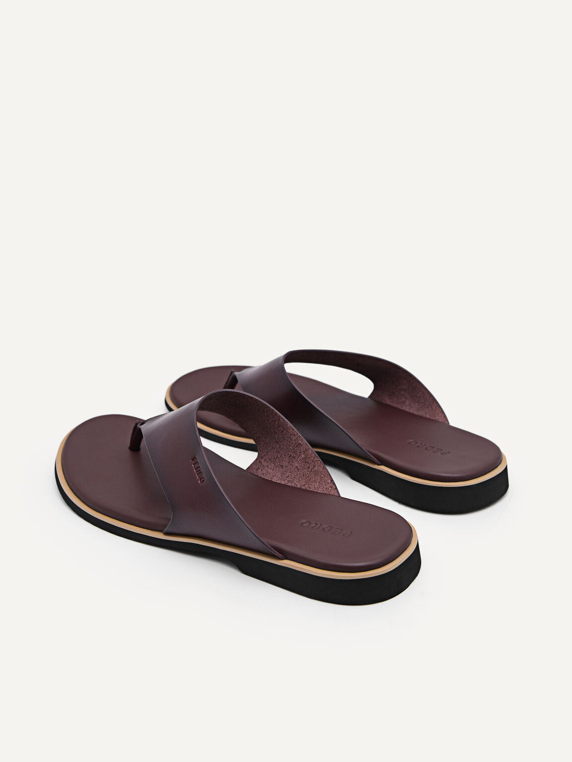 Thong Sandals, Mahogany