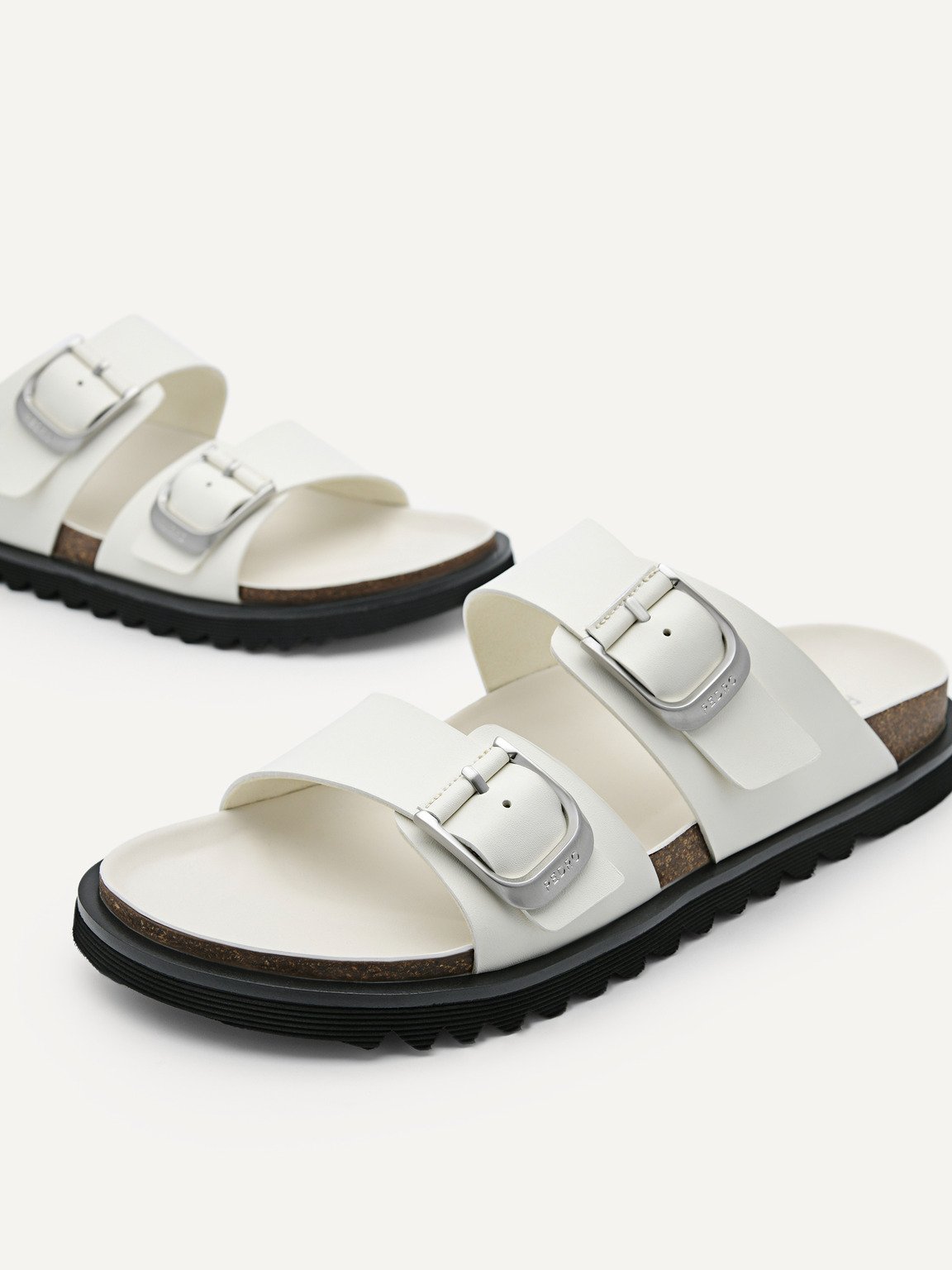 Men's Helix Slide Sandals, White