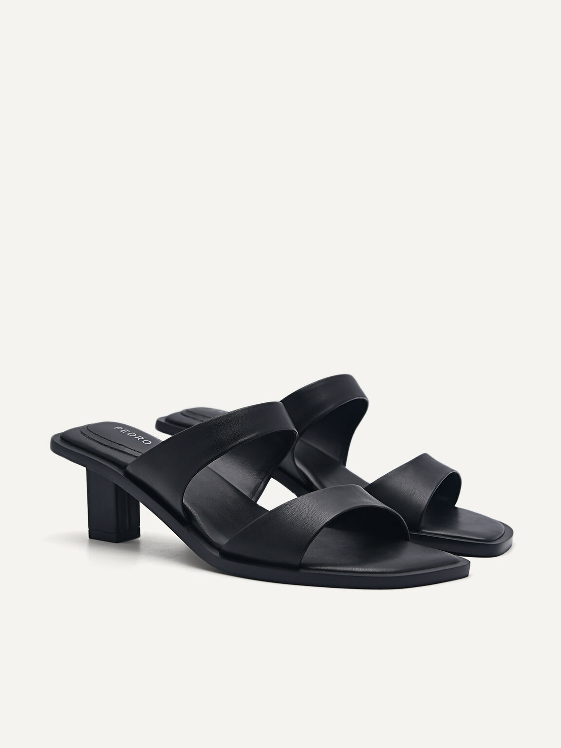 Marianna Heel Sandals, Black