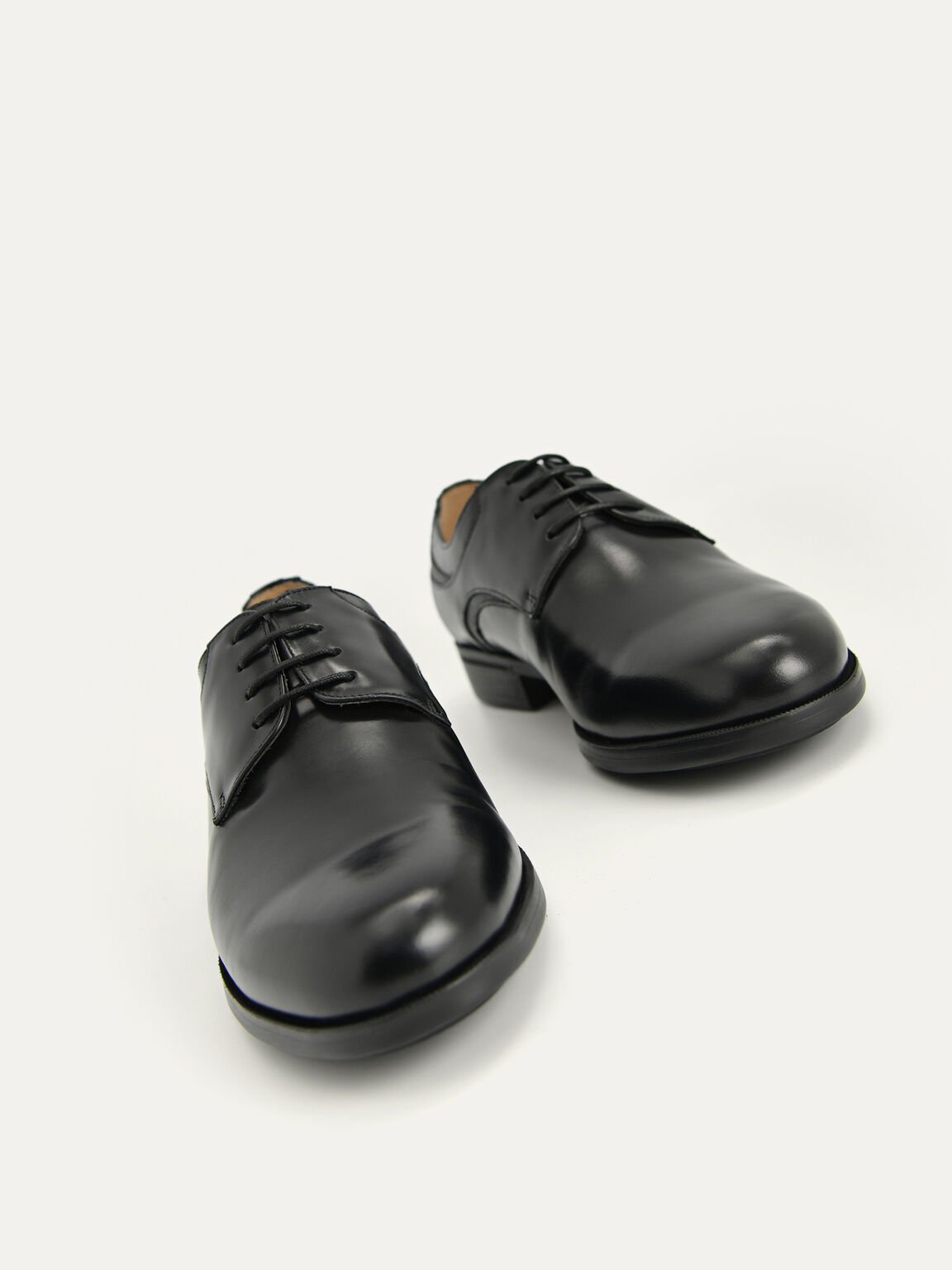Altitude Leather Derby Shoes, Black