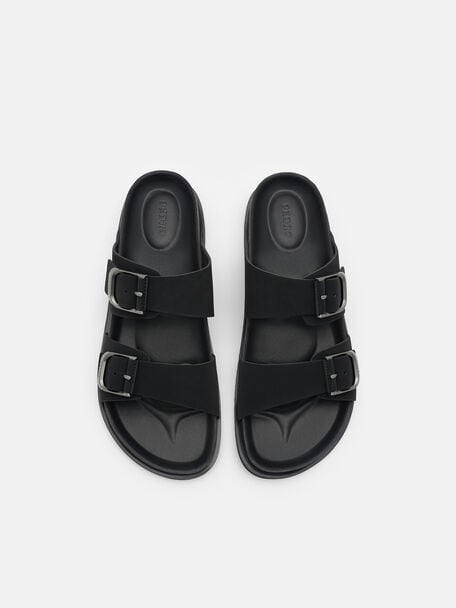 Men's Helix Slide Sandals, Black