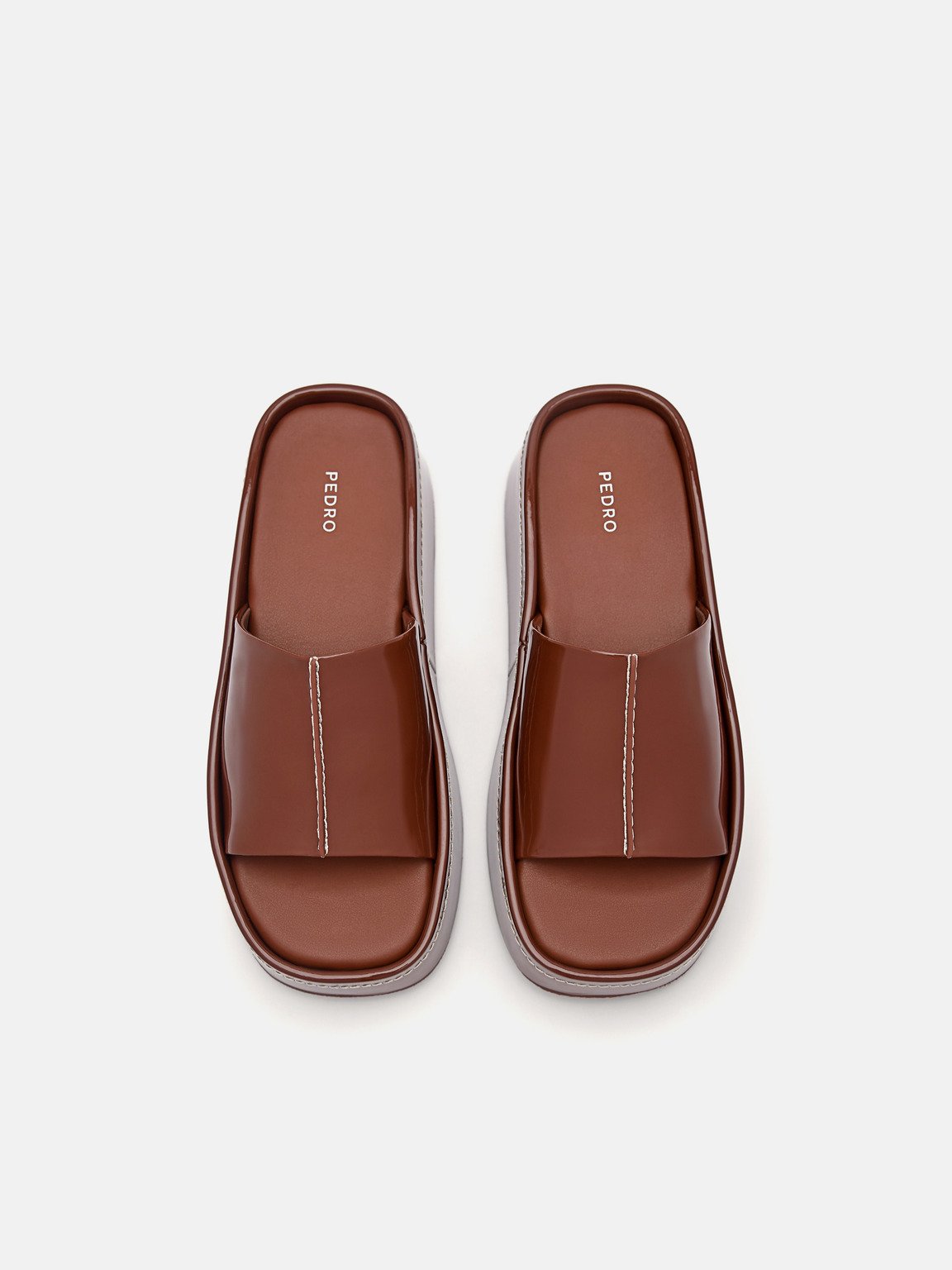 Carmen Platform Sandals, Brown