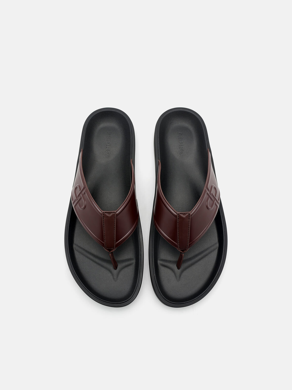 Thong Sandals, Mahogany