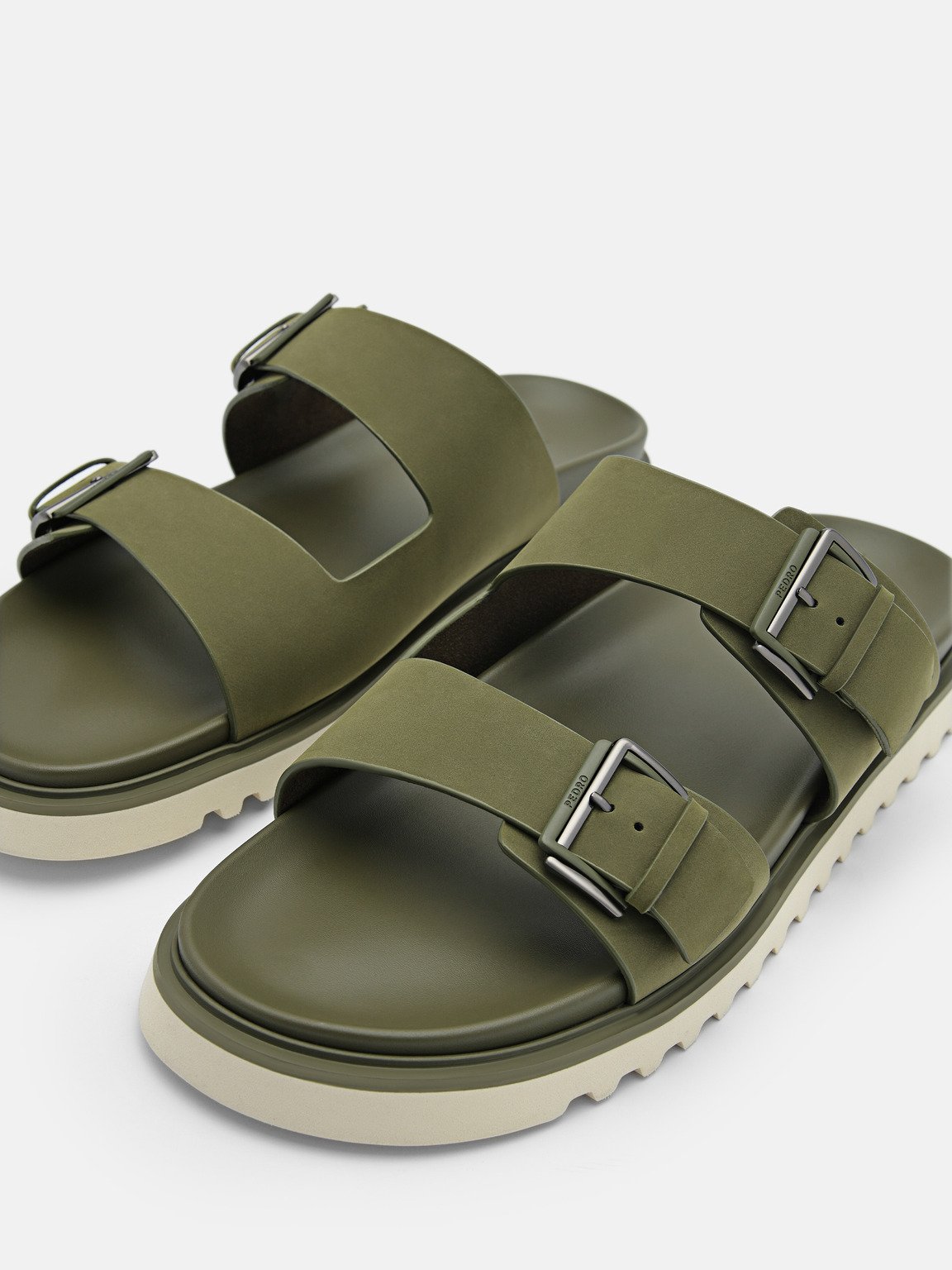 Arche Slide Sandals, Military Green