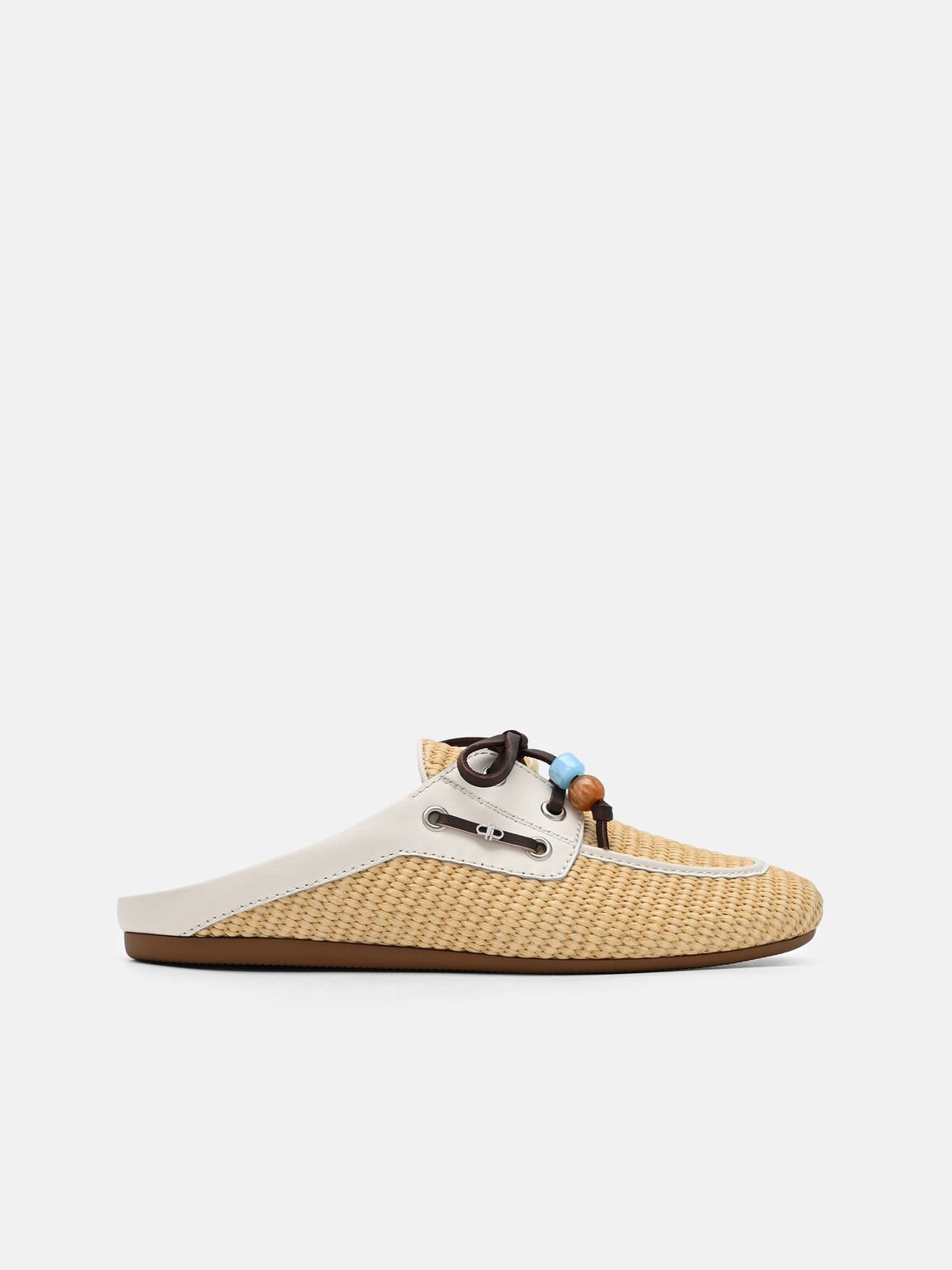 Dee Raffia Mules, Natural Raffia