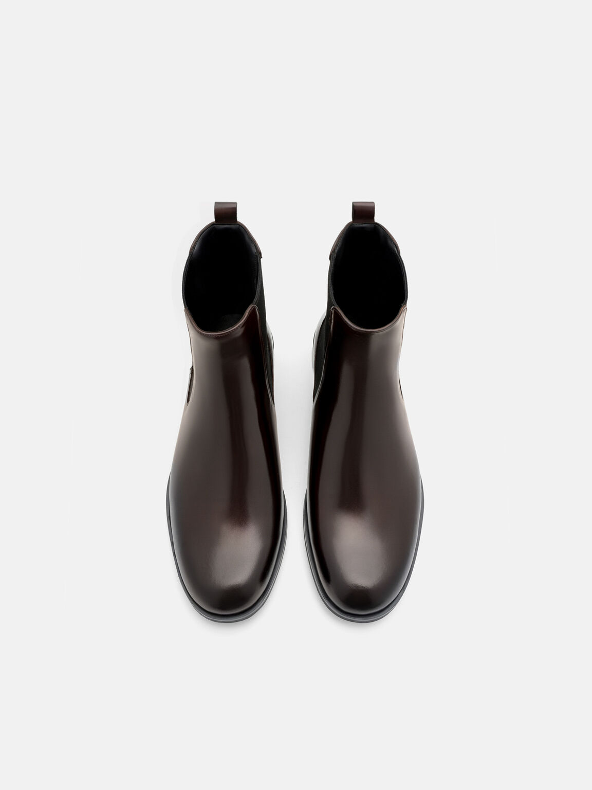 Chace Leather Chelsea Boots, Dark Brown