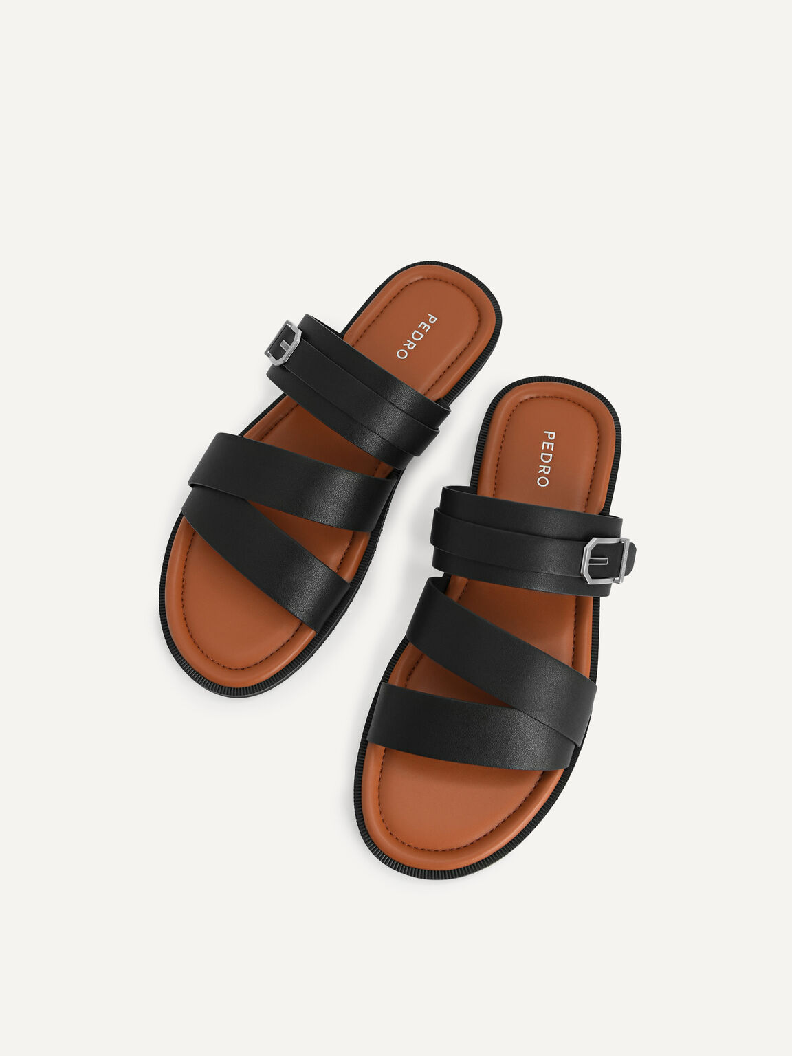 Strappy Sandals, Black