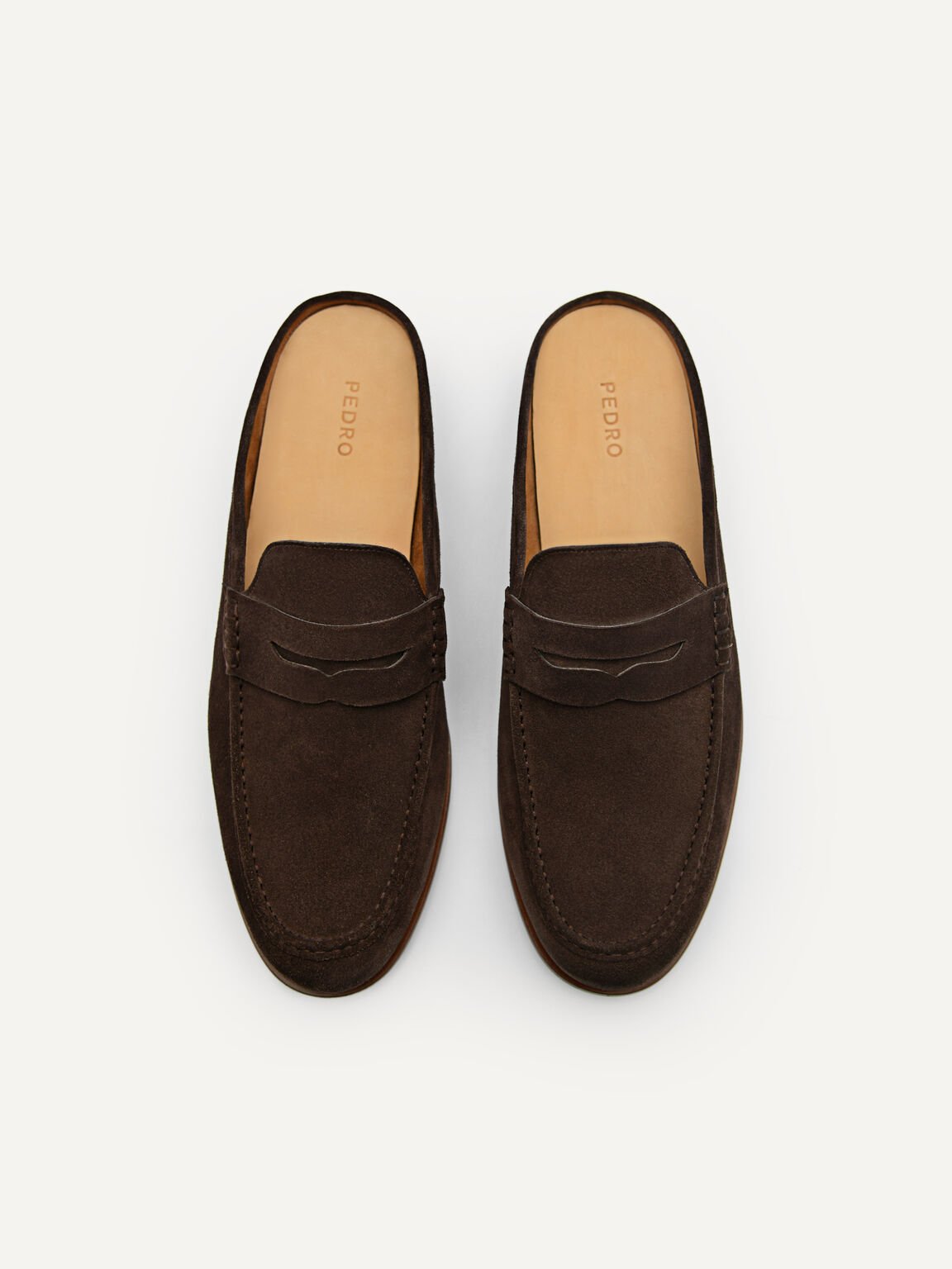 Blake Leather Slip-On Loafers, Dark Brown