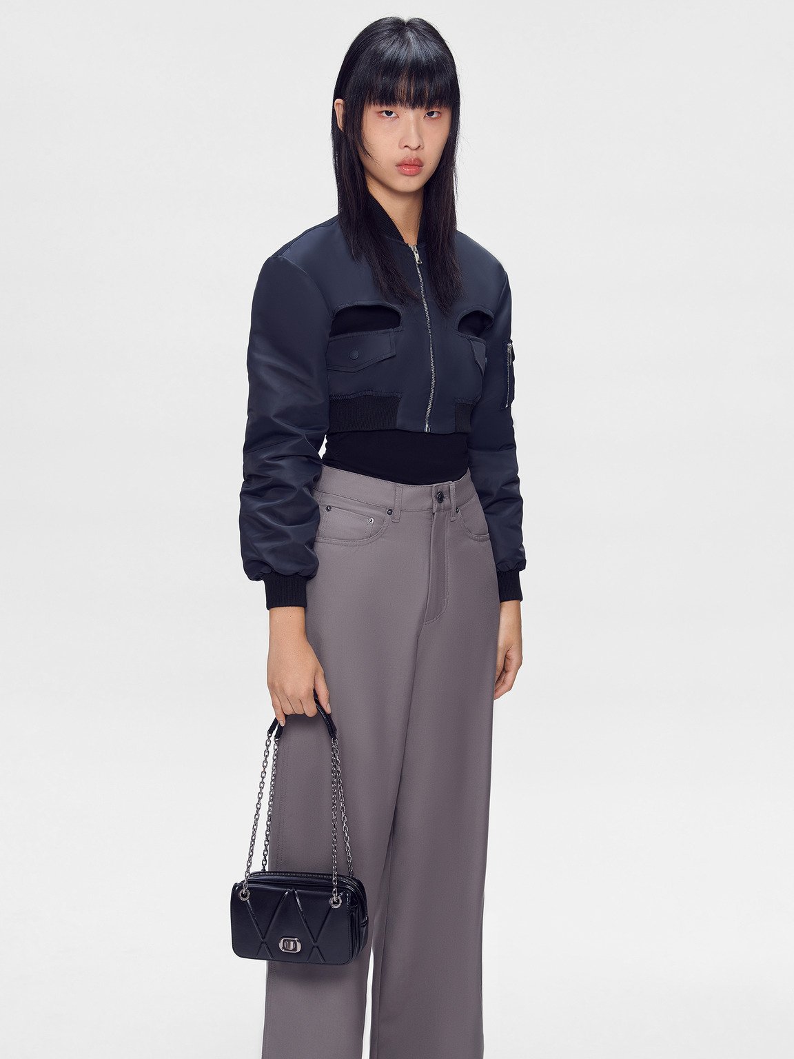 Effie Mini Shoulder Bag, Black