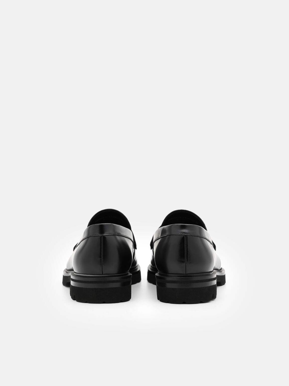 Wyatt Leather Loafers, Black