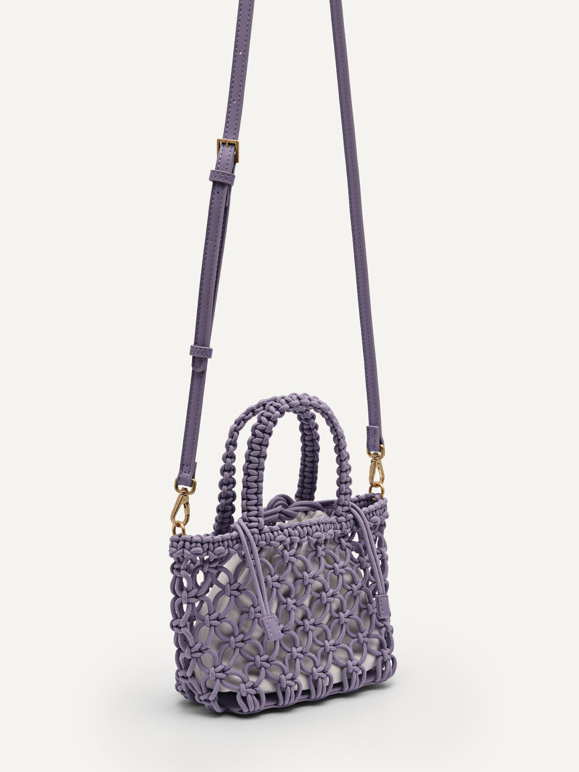 Mosaic Shoulder Bag, Lilac