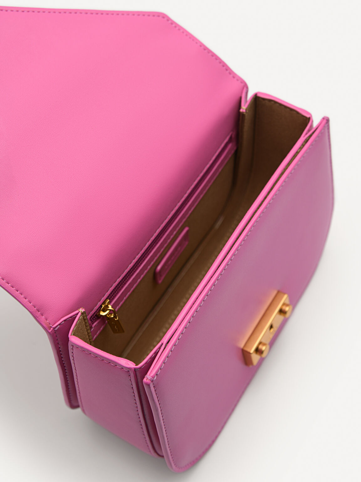PEDRO工作室Abbey皮革手提包, 粉色