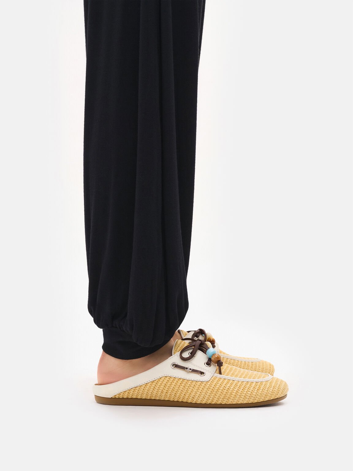 Dee Raffia Mules, Natural Raffia