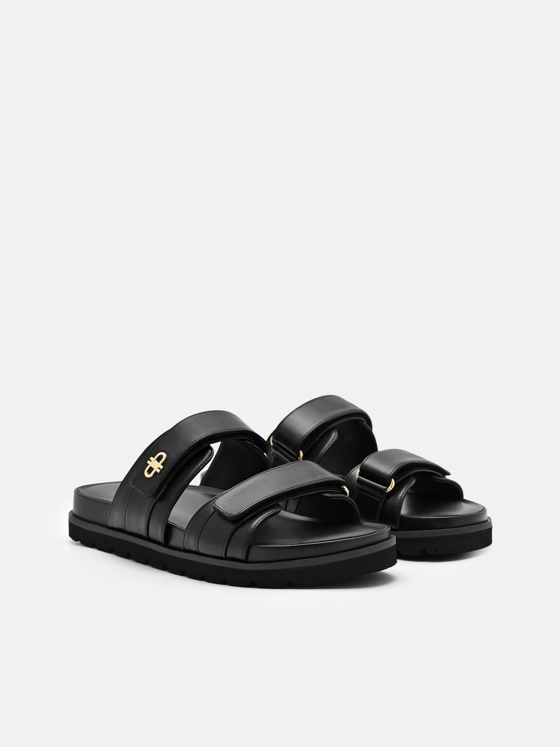 Sanni Slide Sandals, Black