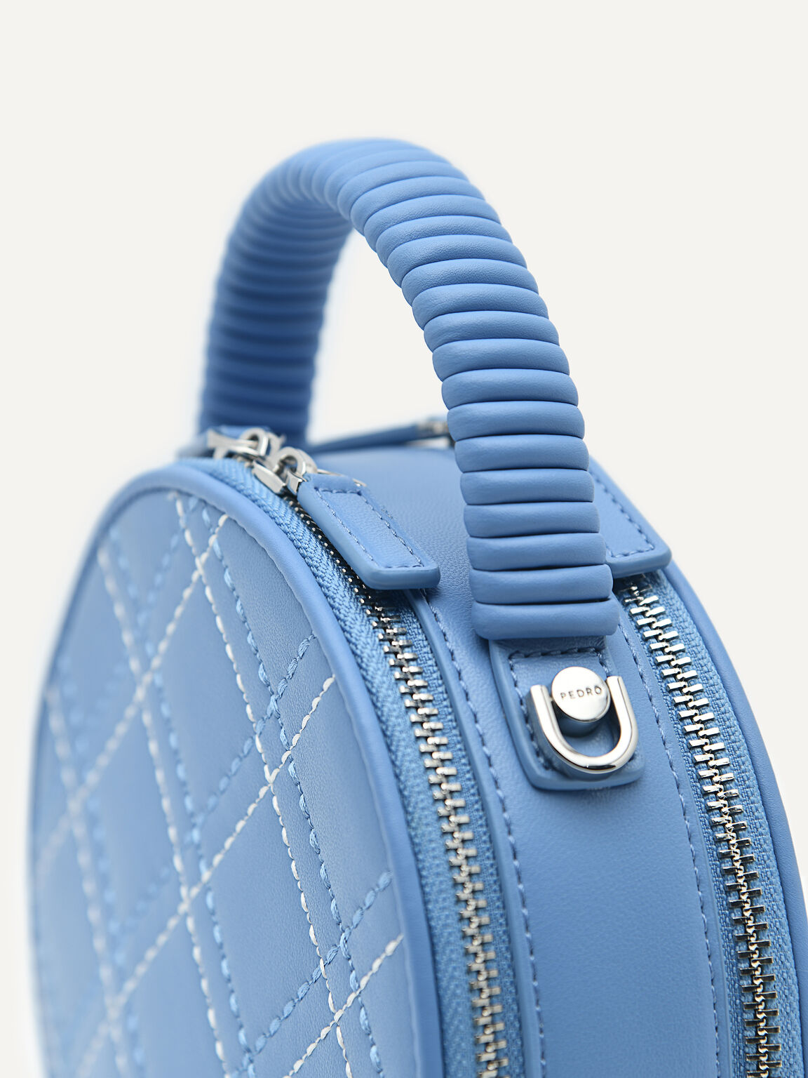 Cala絎縫單肩包, 蓝色