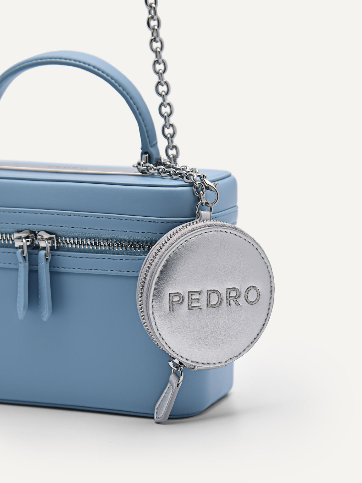 Shop Pedro 2023 SS Faux Fur Bi-color Plain Small Shoulder Bag  (PM2-25210206-1) by minigreen
