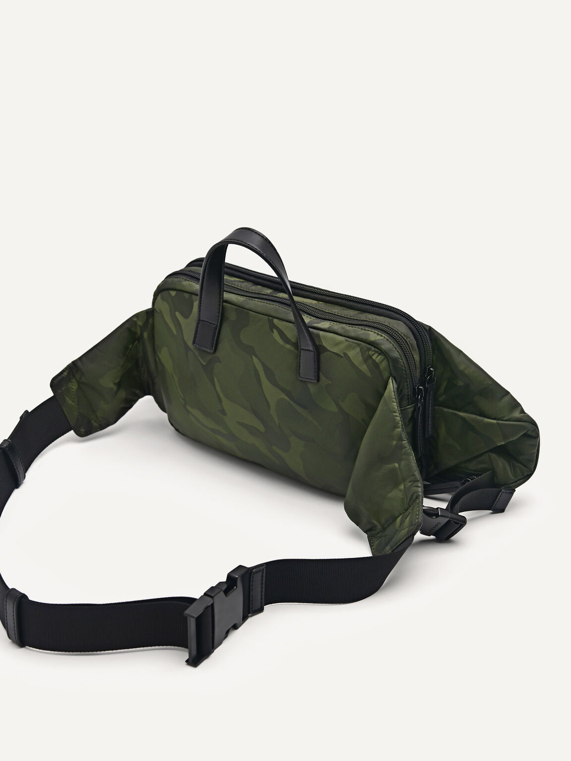 Fabric Sling Pouch, Military Green