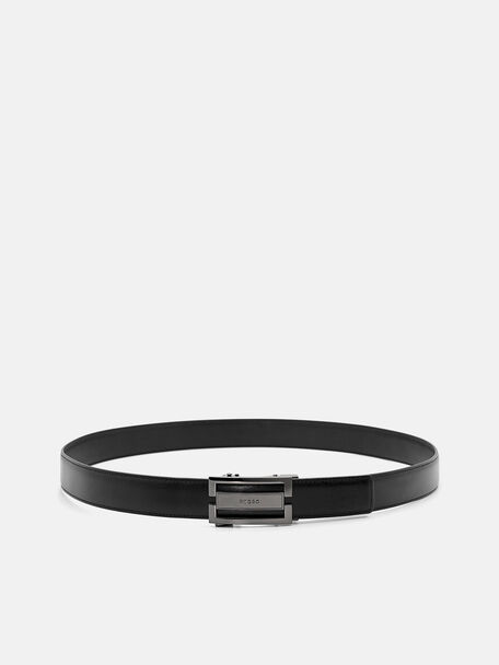 Leather Automatic Belt, Black