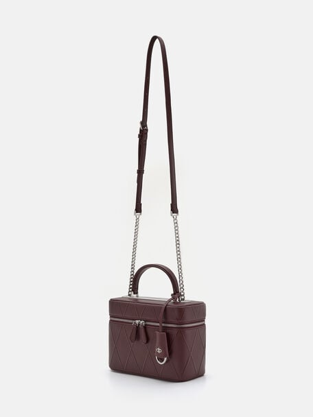 Ari Leather Shoulder Bag, Wine