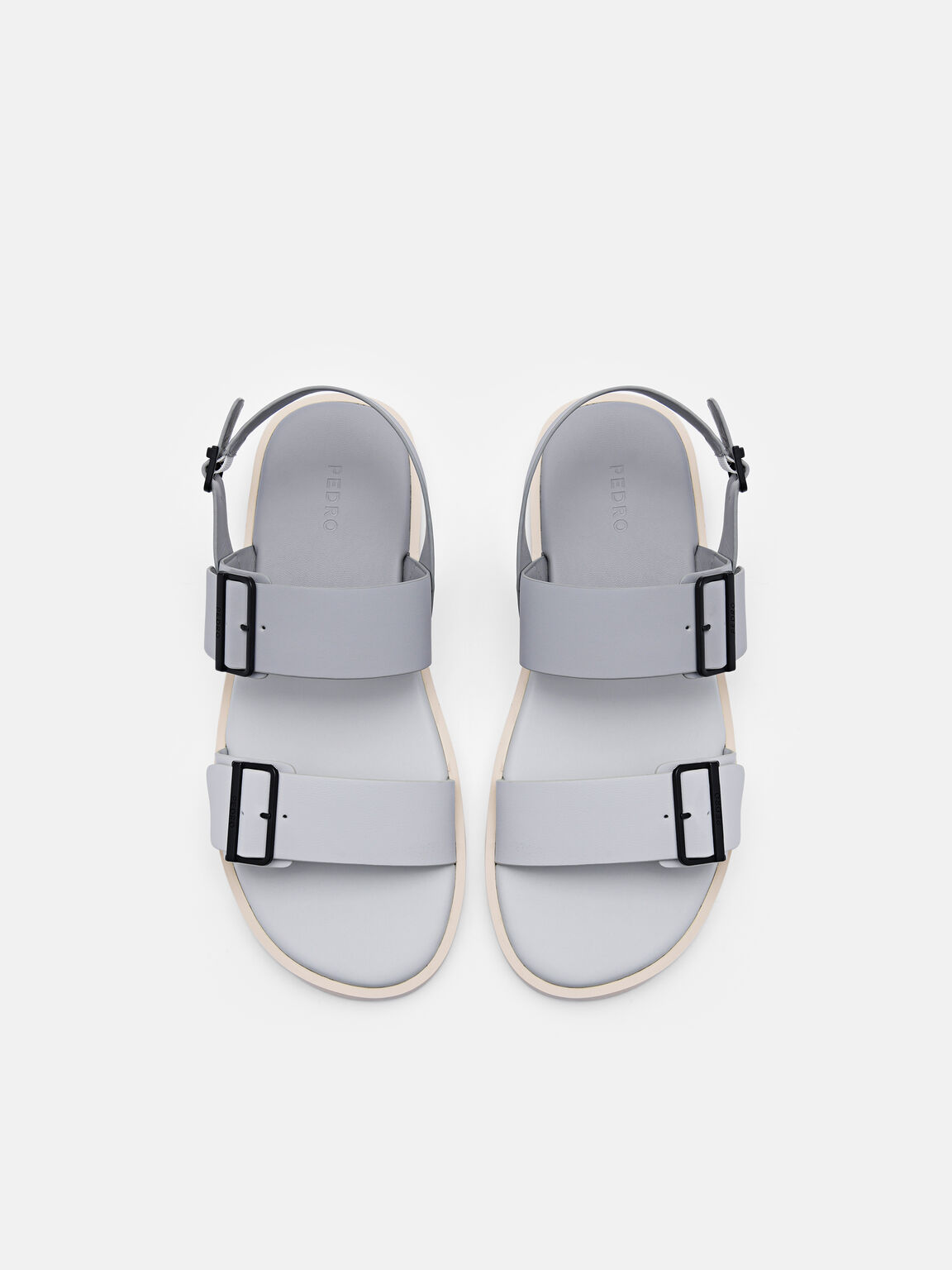 Ripley Backstrap Sandals, Grey