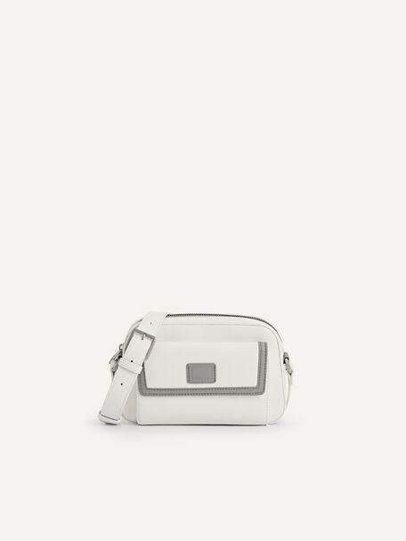 Casual Crossbody Bag, White