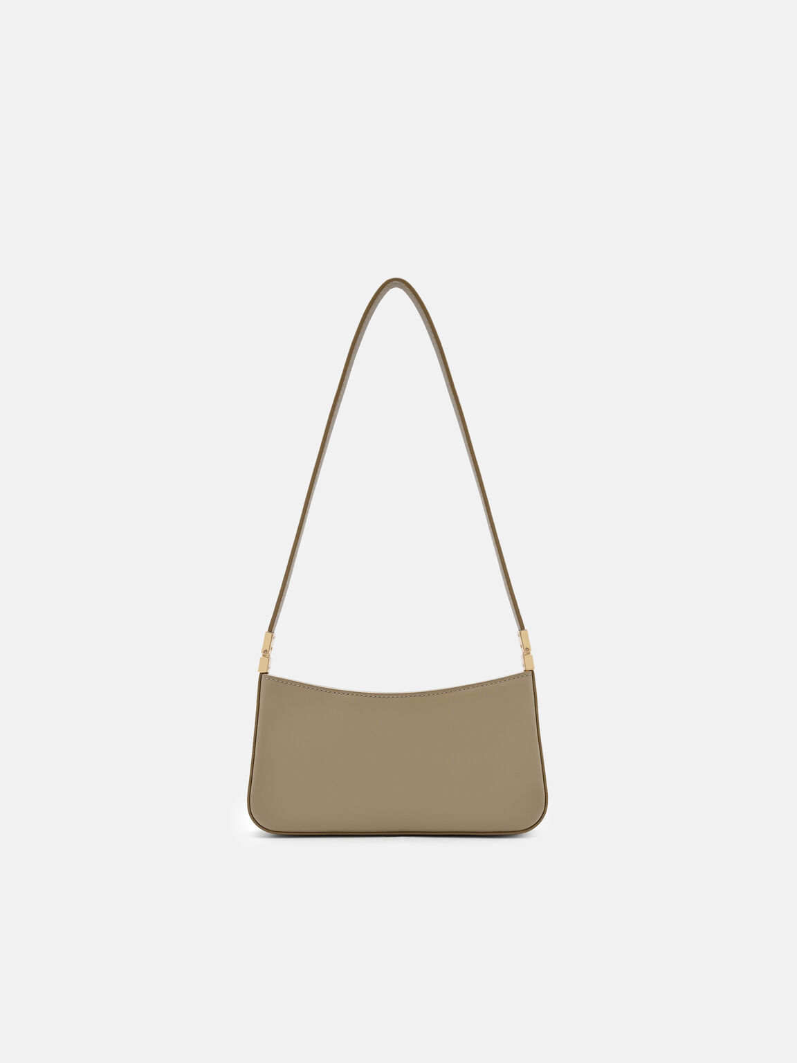 Jatte Leather Pouch, Olive