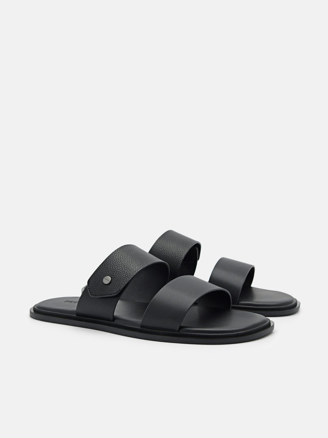 Oliver Slide Sandals, Black