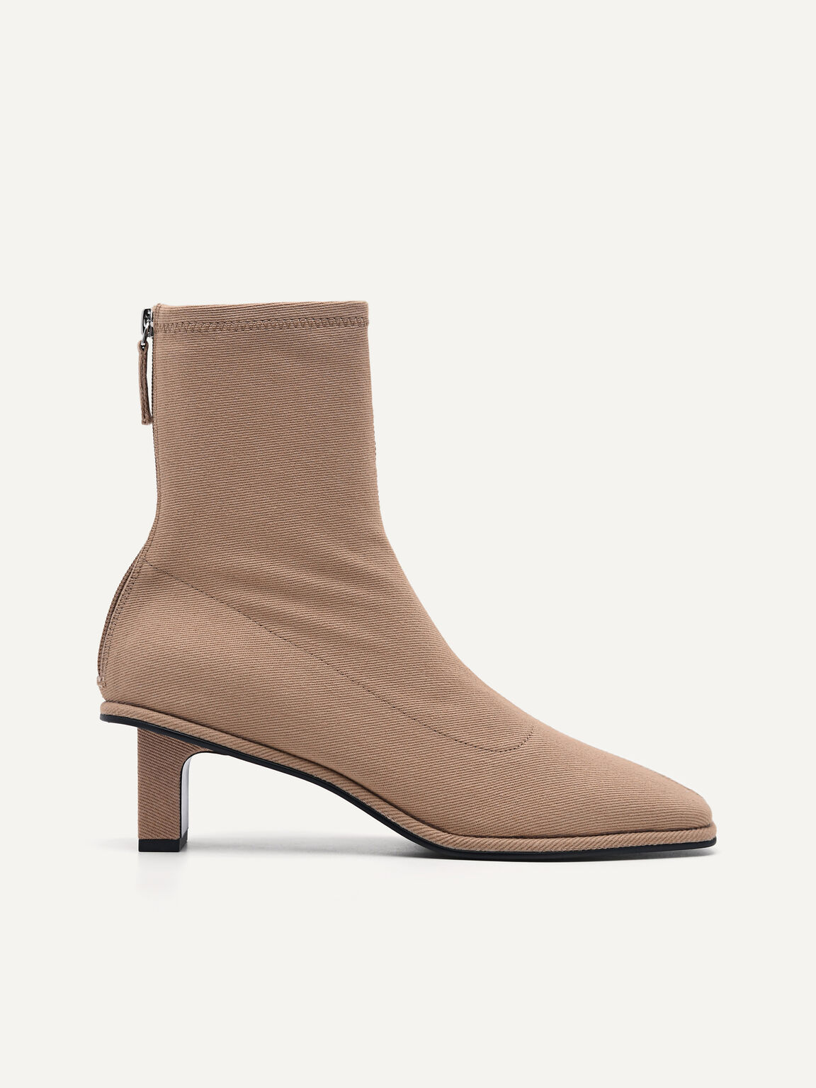 Canvas Vanessa Ankle Boots, Camel