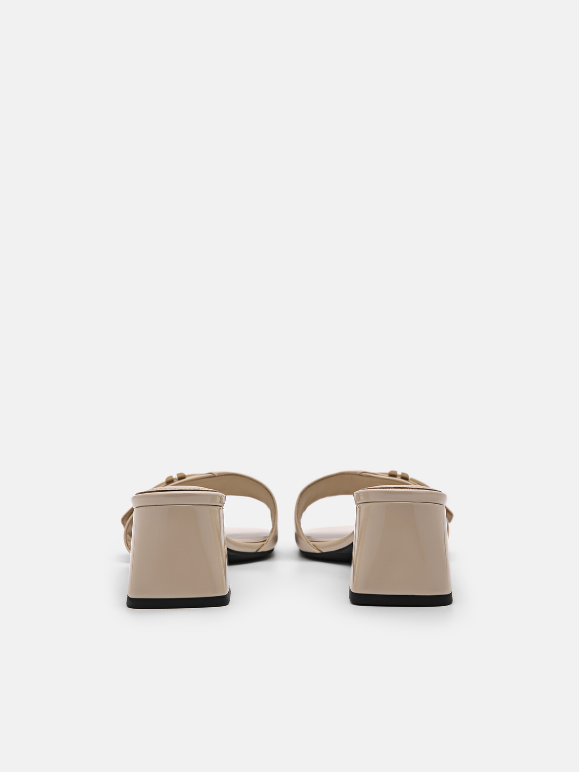PEDRO Icon Leather Heel Sandals, Sand