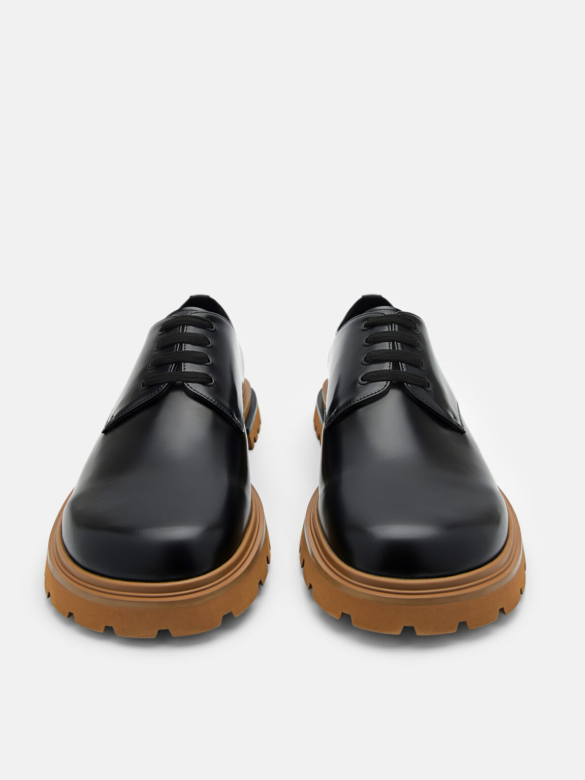 Cooper Leather Derby Shoes, Black