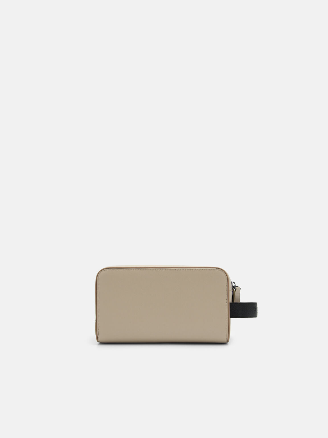 Leather Toiletries Pouch, Taupe