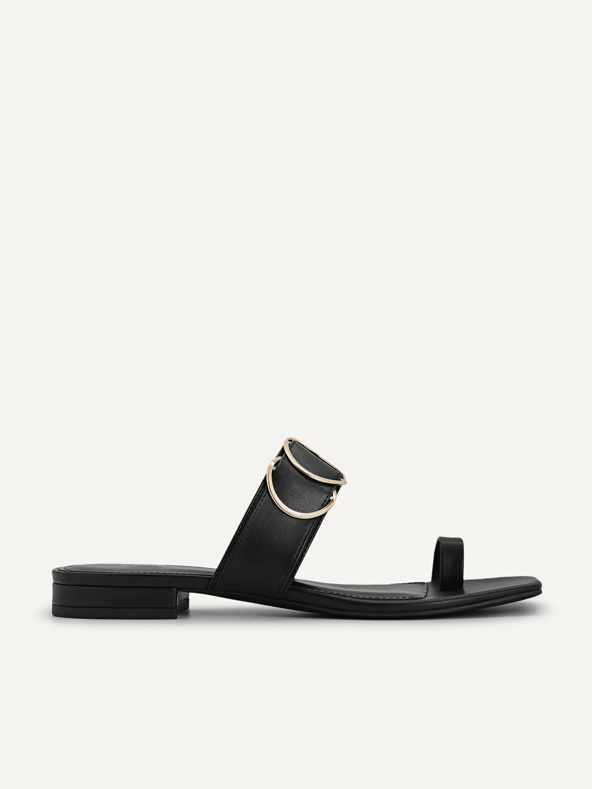 Toe Loop Sandals, Black, hi-res