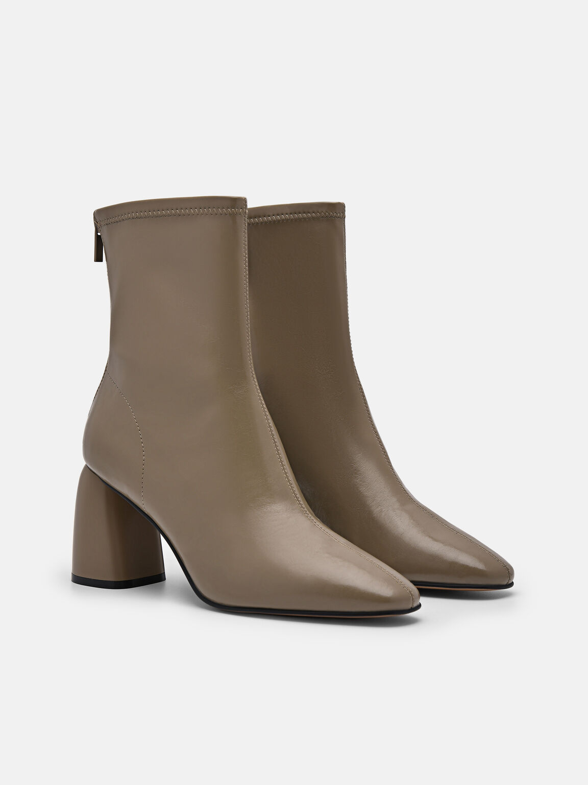 Alana Heel Boots, Olive