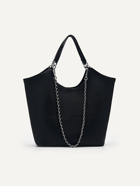 Large Elle Tote Bag, Black