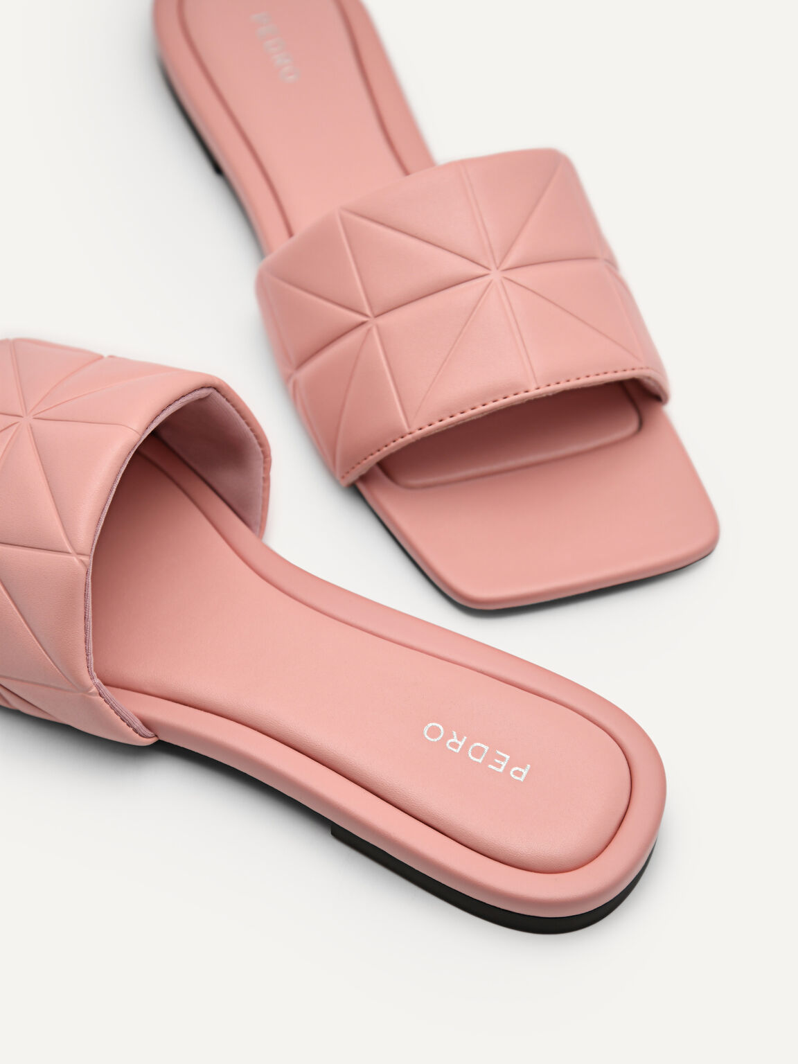 Bianca Pixel Sandals, Blush