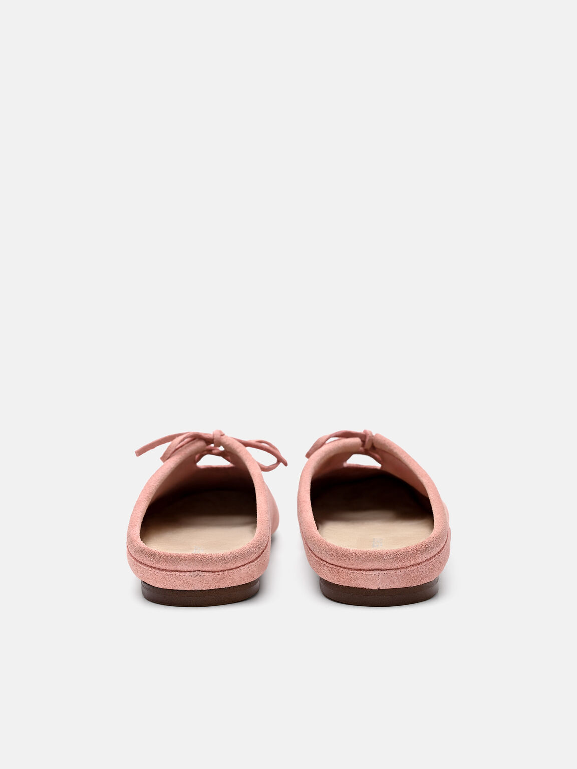 Elise Suede Mules, Pink